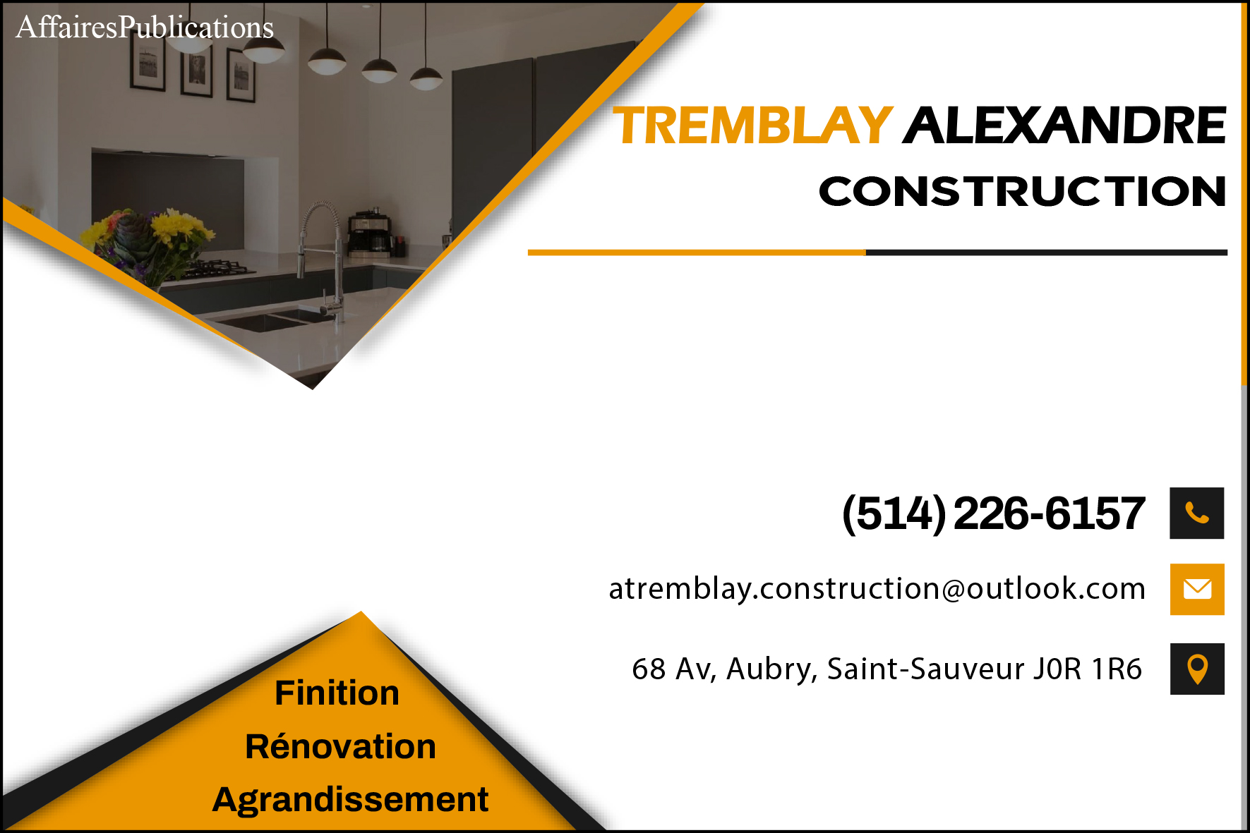 TREMBLAY ALEXANDRE CONSTRUCTION