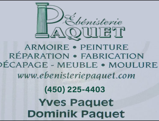 ÉBÉNISTERIE PAQUET