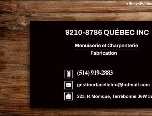 9210-8786 QUÉBEC INC