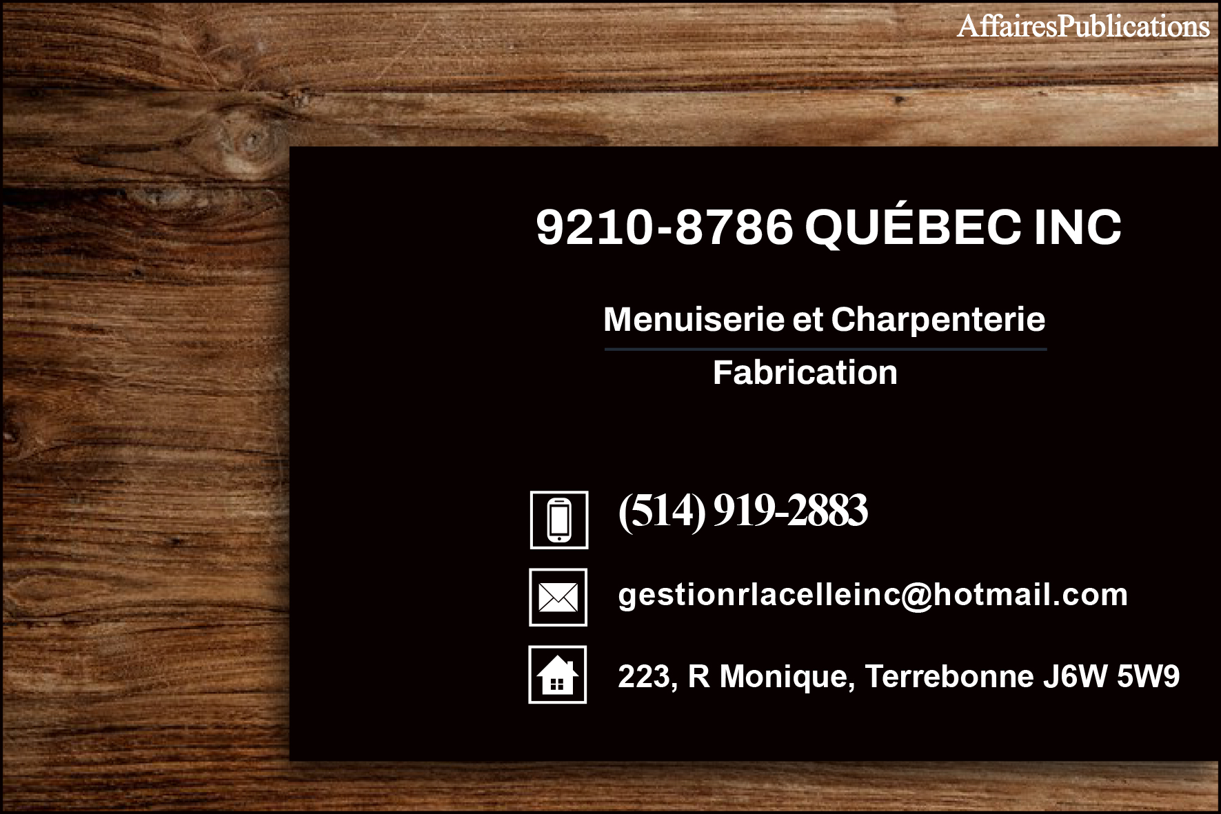 9210-8786 QUÉBEC INC