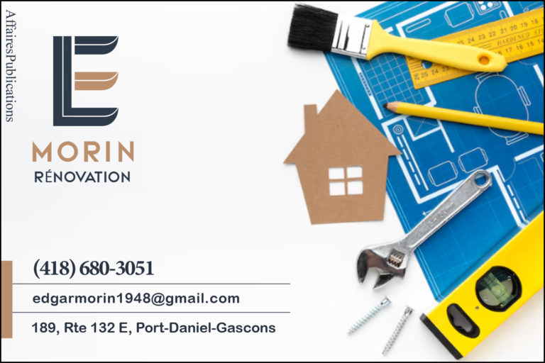 E MORIN RÉNOVATION ENR