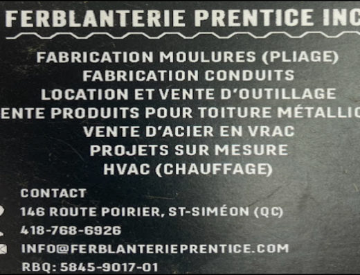 FERBLANTERIE PRENTICE INC