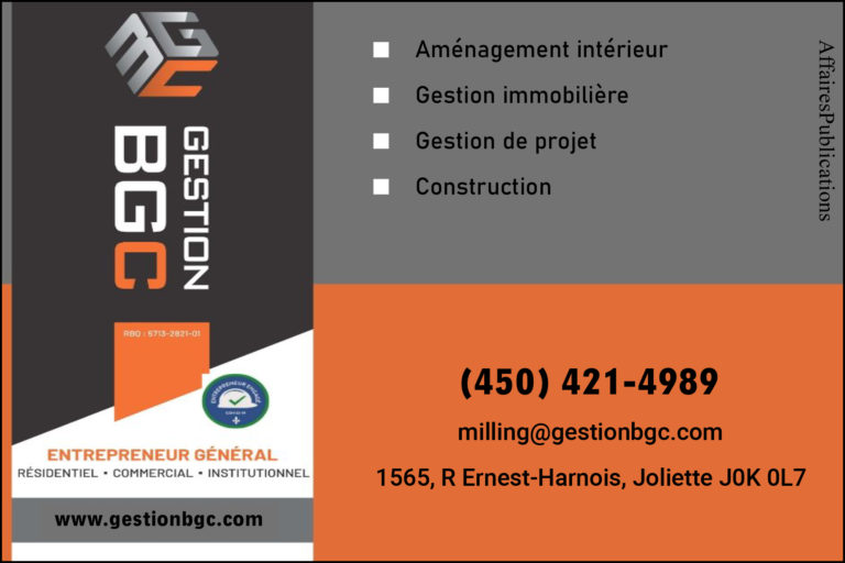 GESTION BGC INC
