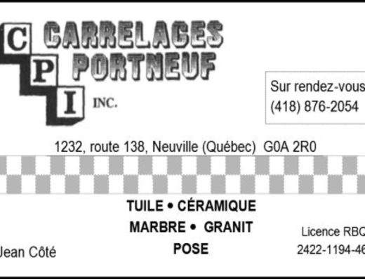 LES CARRELAGES PORTNEUF INC