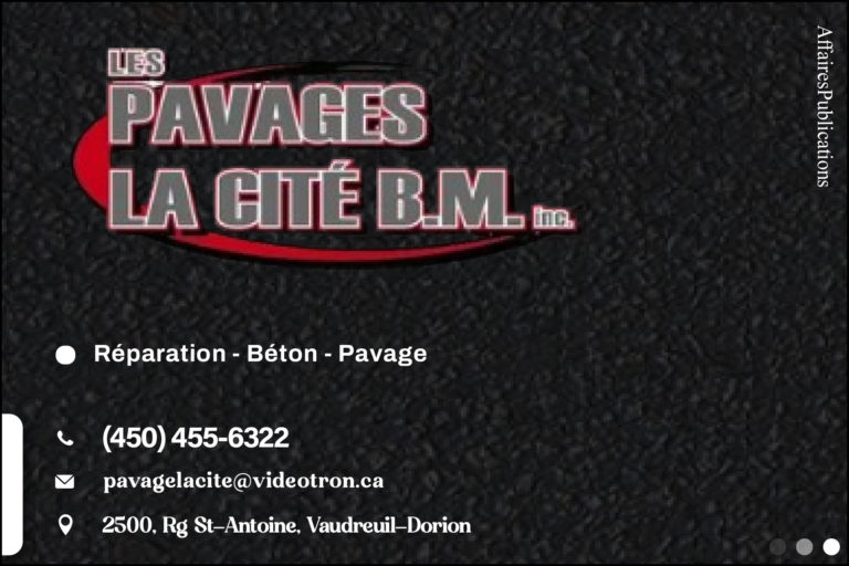 LES PAVAGES LA CITÉ B.M. INC