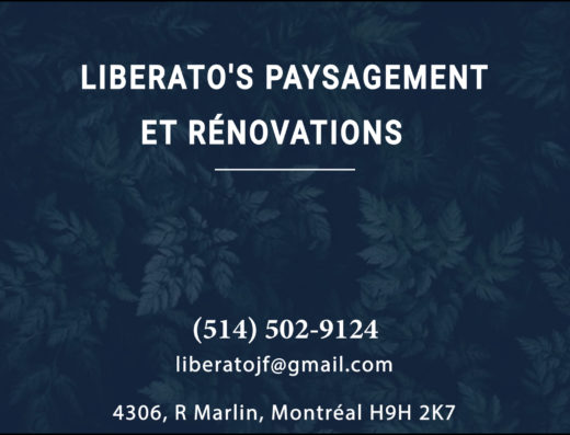 LIBERATO&rsquo;S PAYSAGEMENT ET RÉNOVATIONS INC