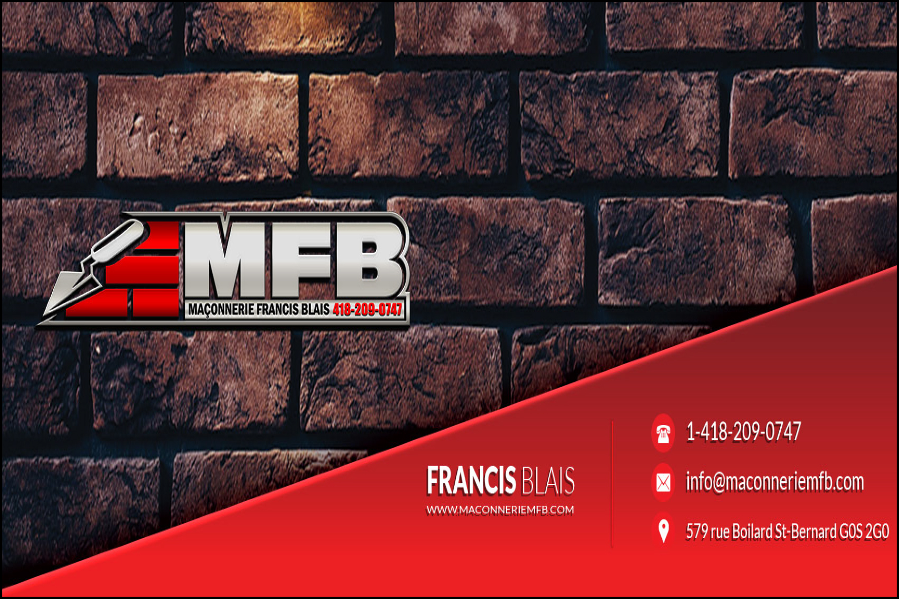 MAÇONNERIE MFB INC