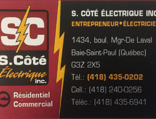 S. CÔTÉ ÉLECTRIQUE INC