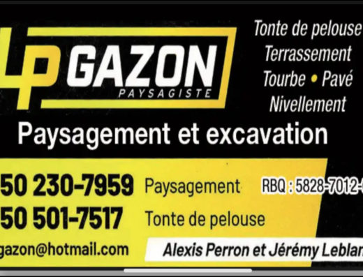 PAYSAGEMENT EXCAVATION LP GAZON INC
