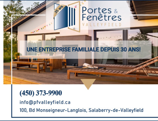 PORTES ET FENÊTRES VALLEYFIELD