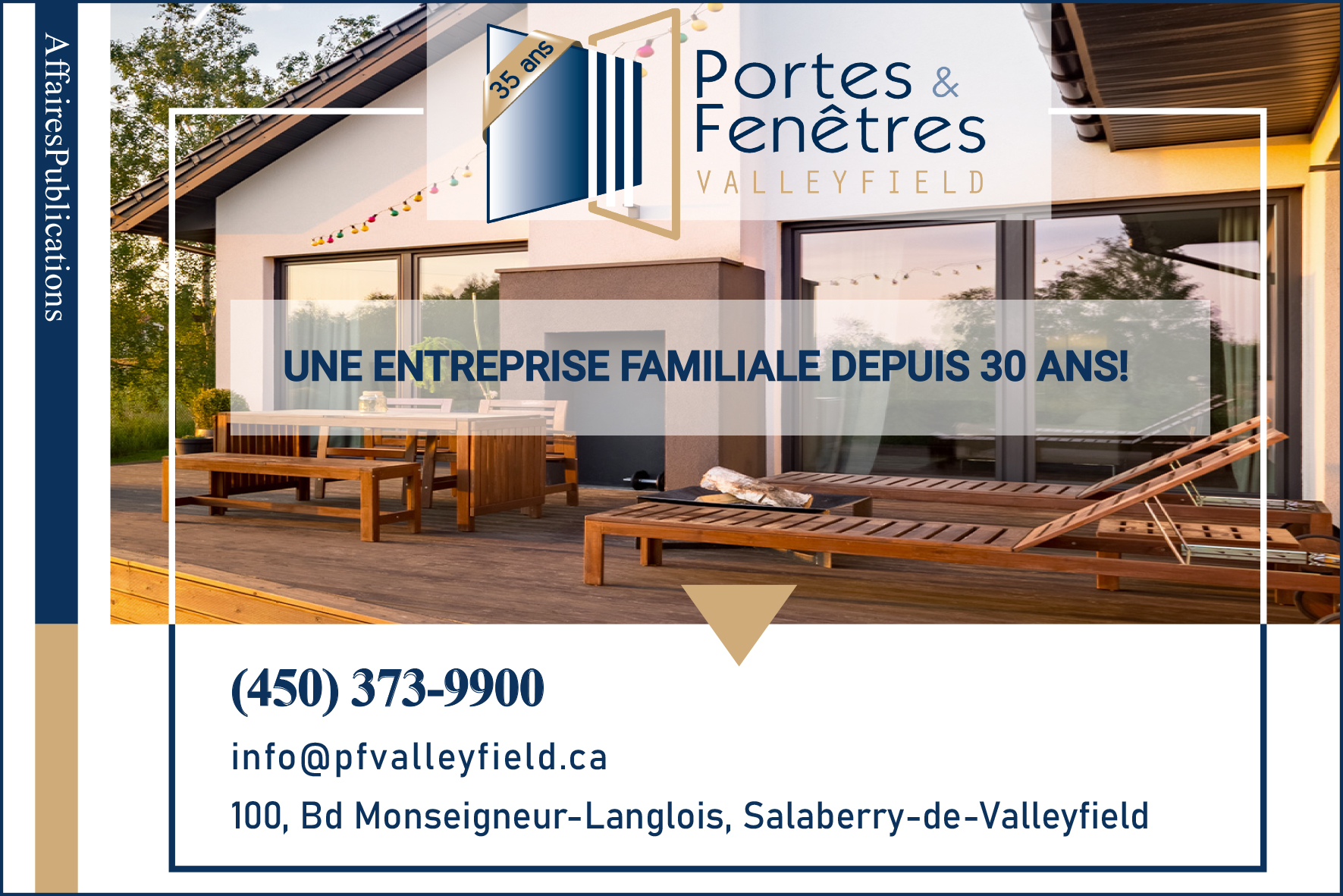 PORTES ET FENÊTRES VALLEYFIELD