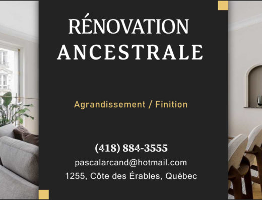 RÉNOVATION ANCESTRALE