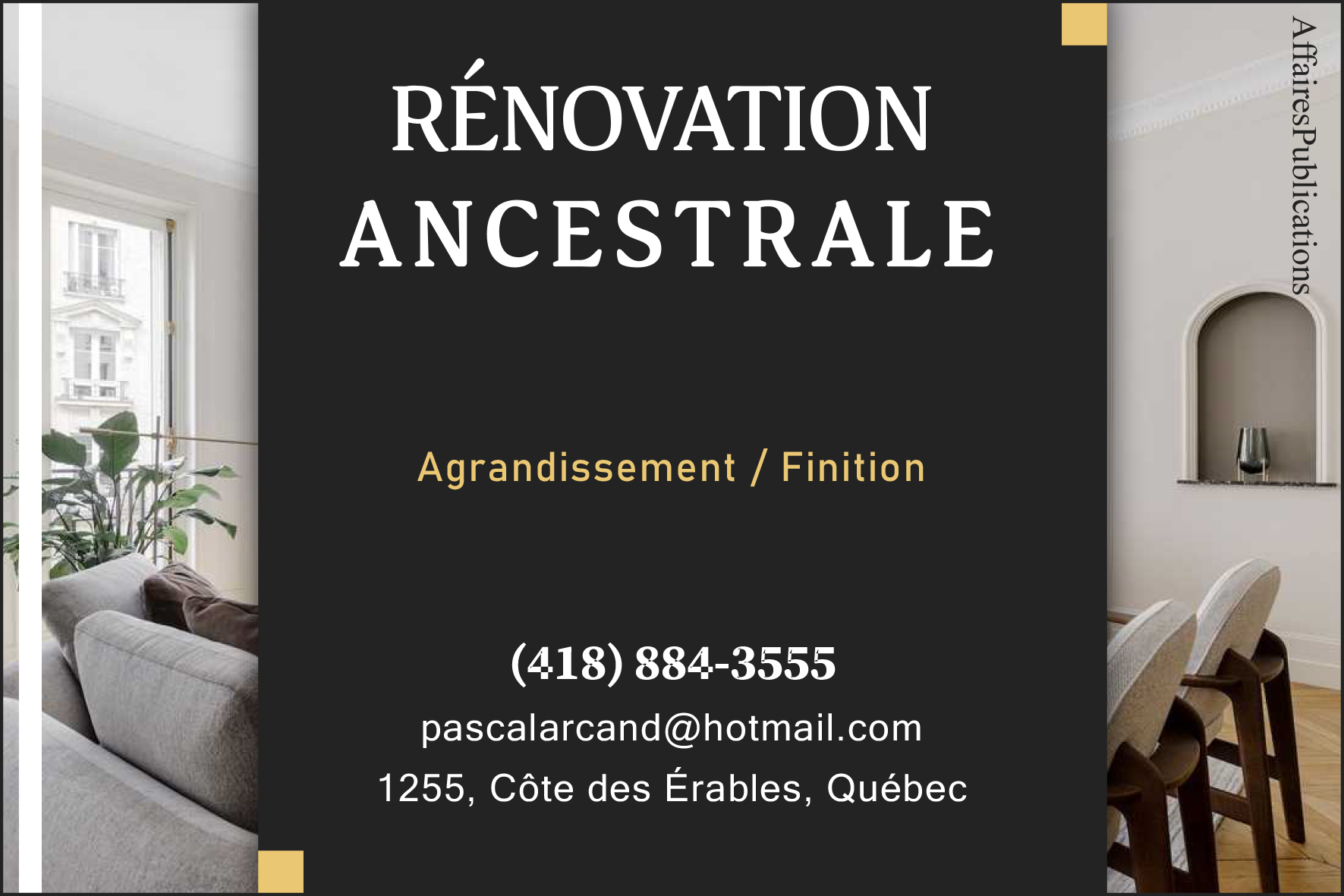 RÉNOVATION ANCESTRALE