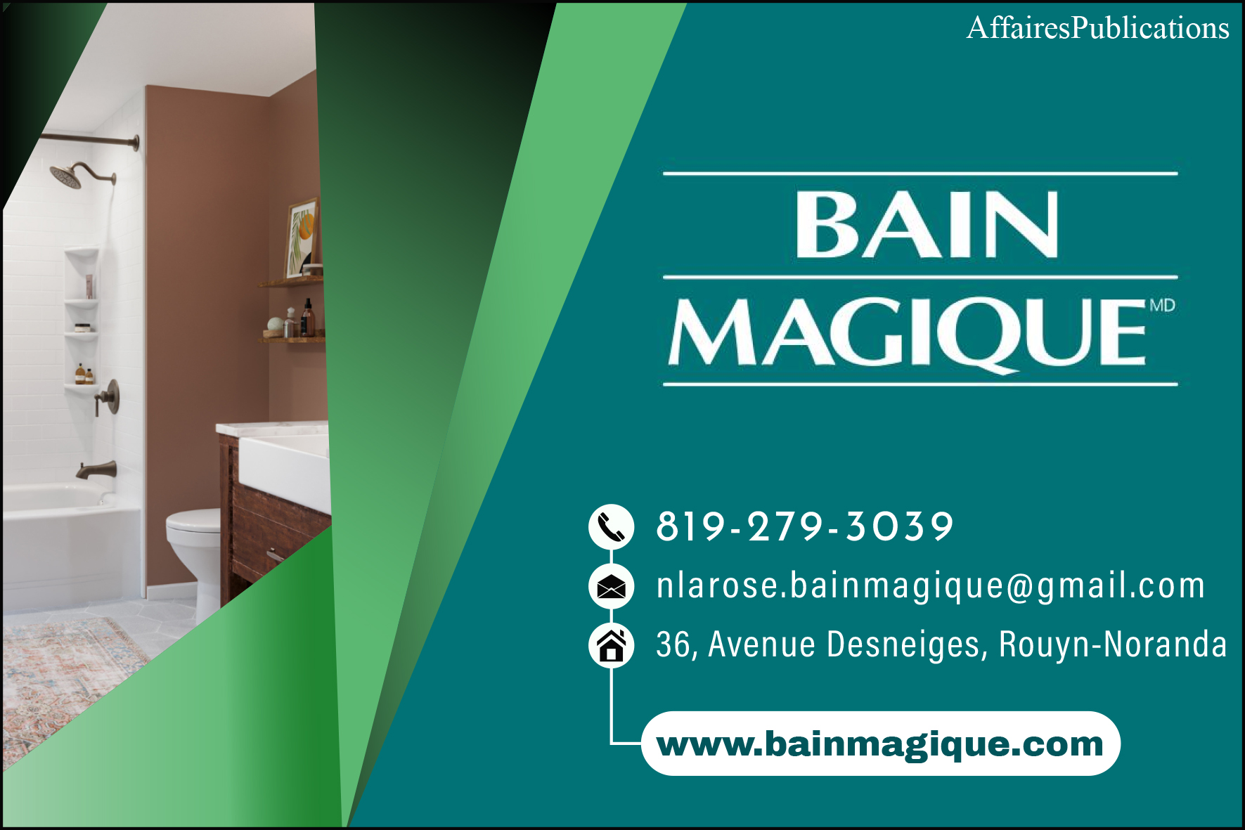 GESTION GLP INC / BAIN MAGIQUE / REVÊTEMENTS DE BAIGNOIRES 9151-0438 QUÉBEC INC