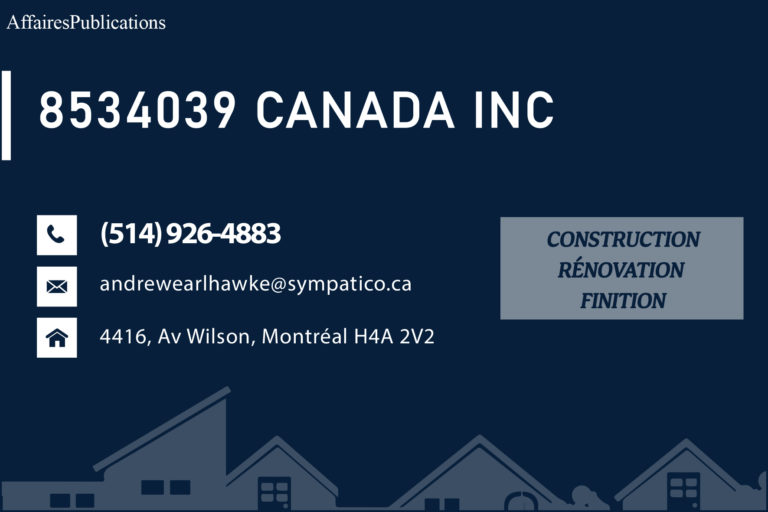 8534039 CANADA INC