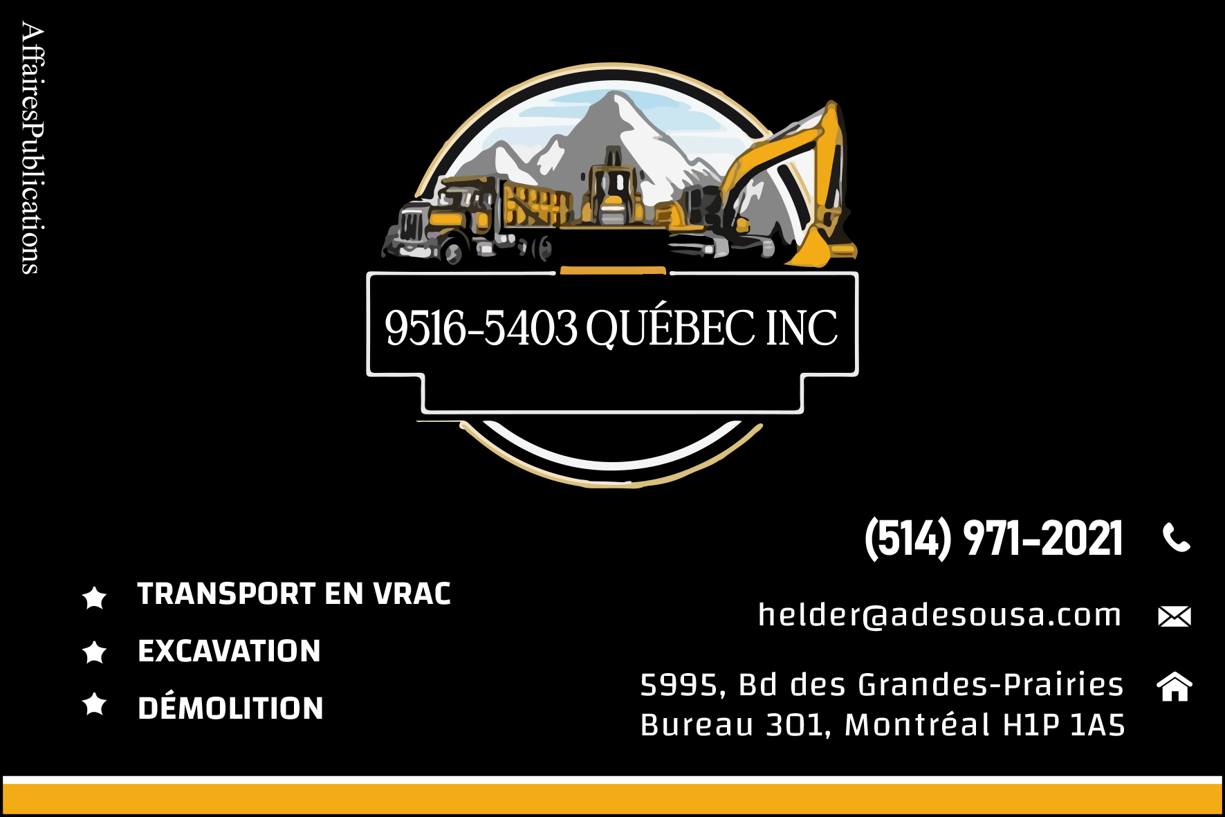 9516-5403 QUÉBEC INC