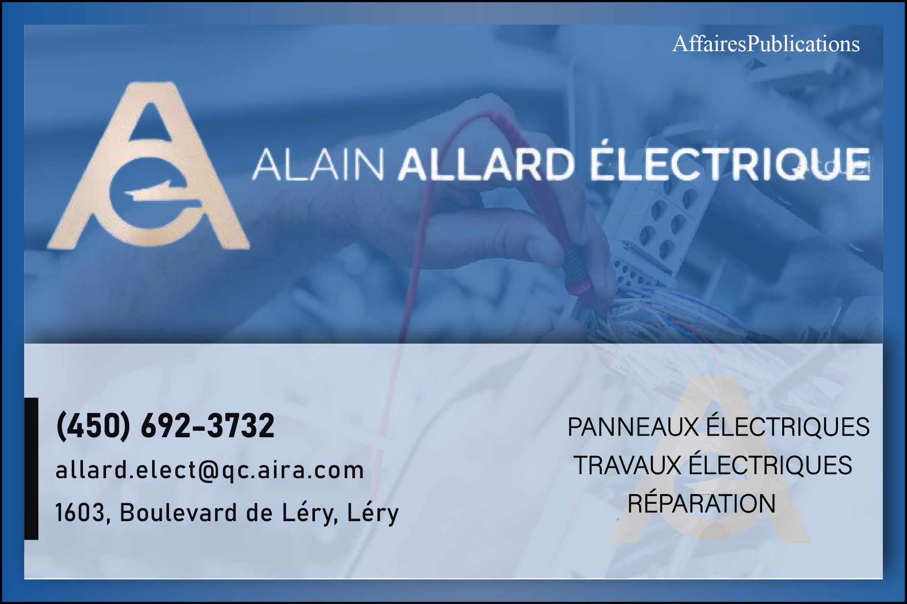 ALAIN ALLARD ENTREPRENEUR ÉLECTRICIEN INC