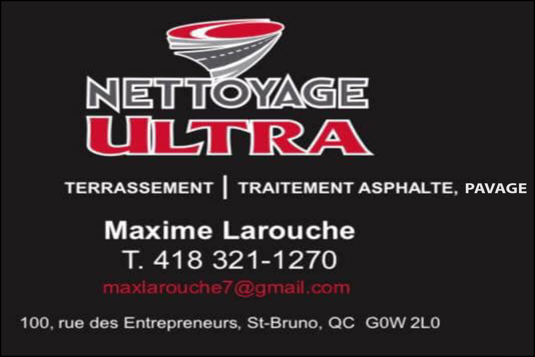 ASPHALTE ULTRA  9341-5768 QUÉBEC INC