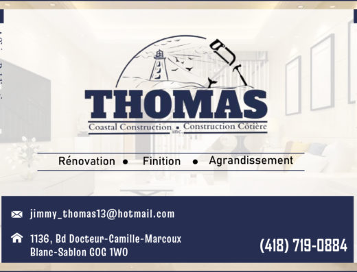 CONSTRUCTION CÔTIÈRE THOMAS INC