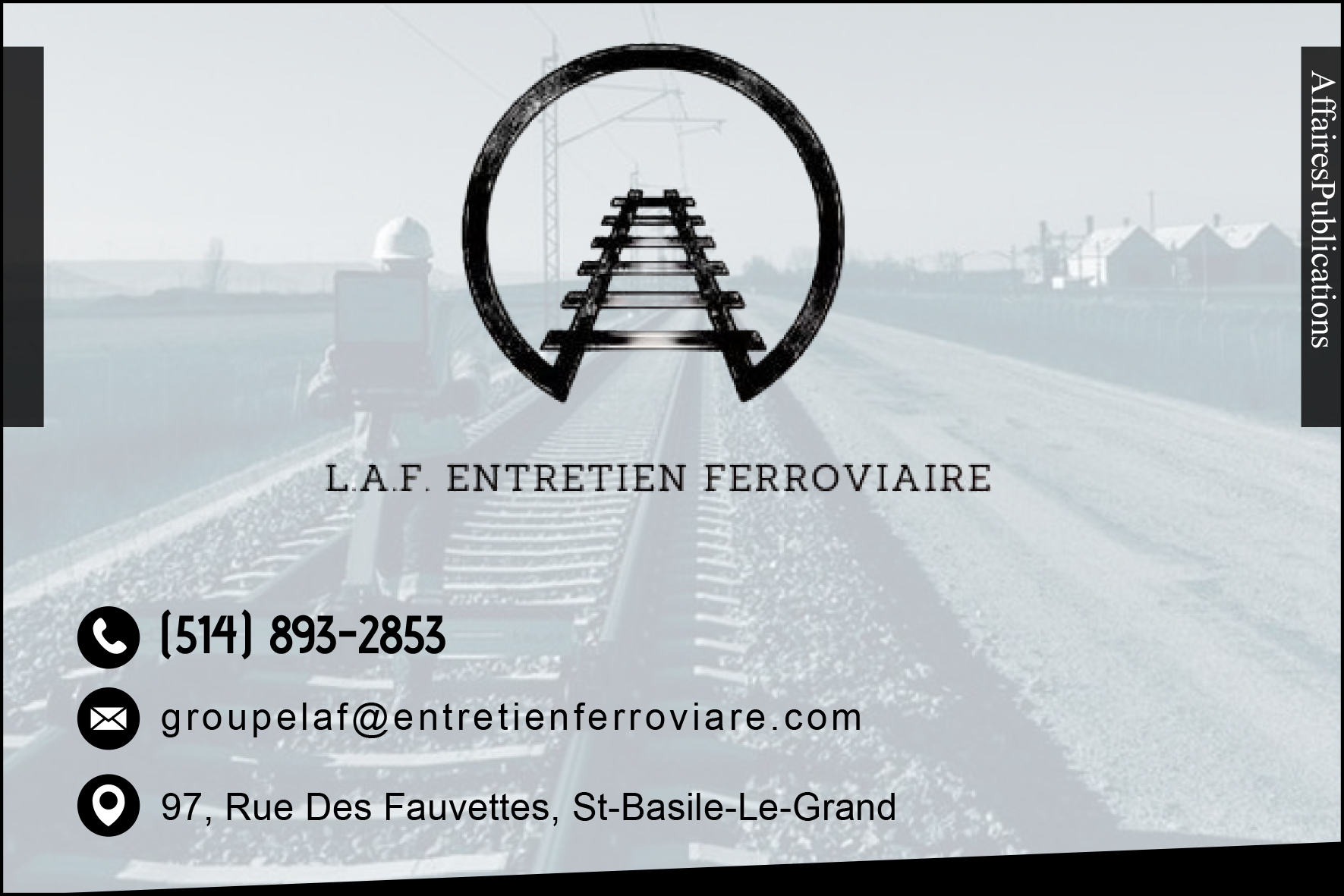 L.A.F. ENTRETIEN FERROVIAIRE INC