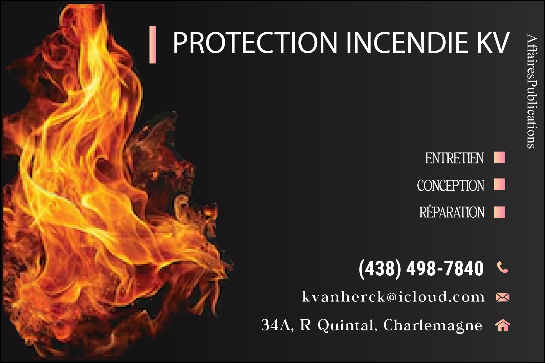 PROTECTION INCENDIE KV INC