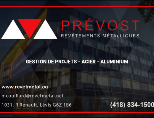 REVÊTEMENTS MÉTALLIQUES PRÉVOST INC