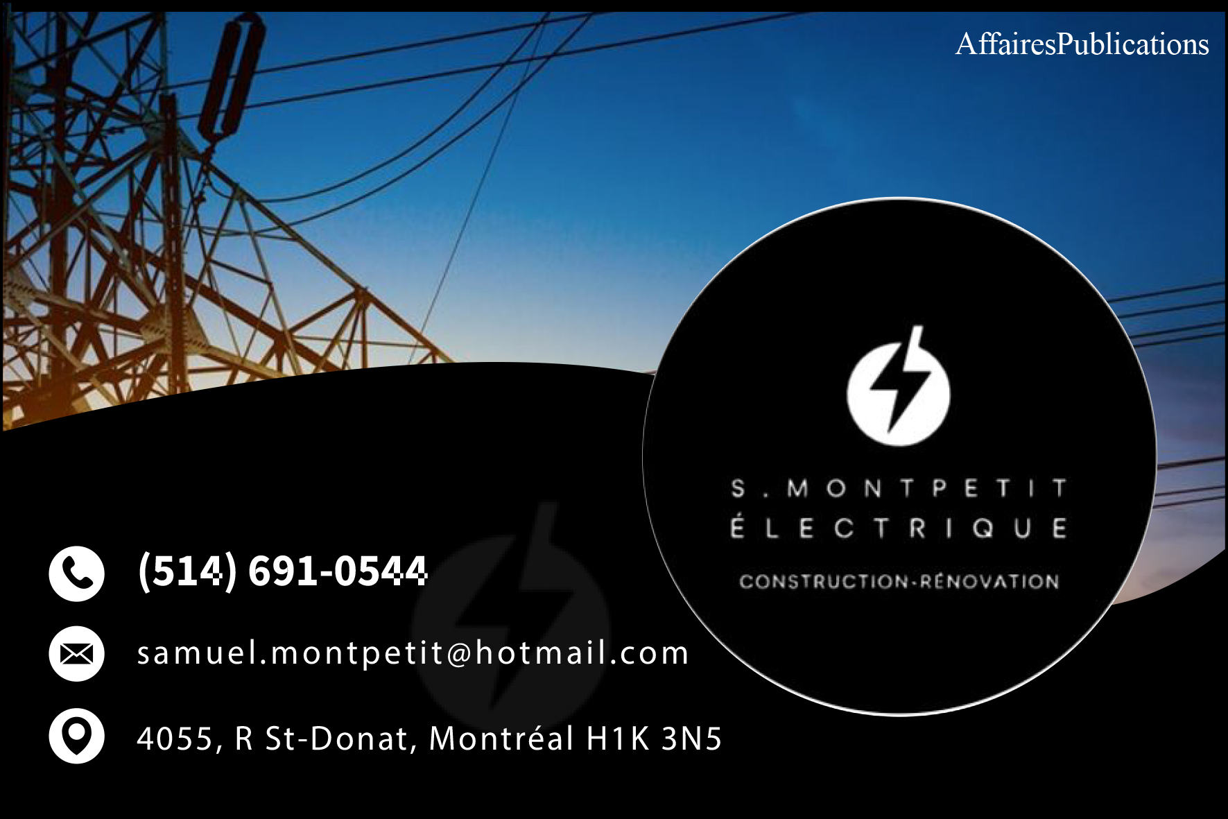 S. MONTPETIT ÉLECTRIQUE INC