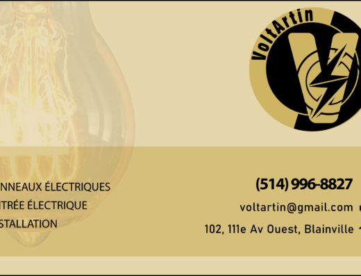 VOLTARTIN ÉLECTRIQUE <br/> 9512-5449 QUÉBEC INC