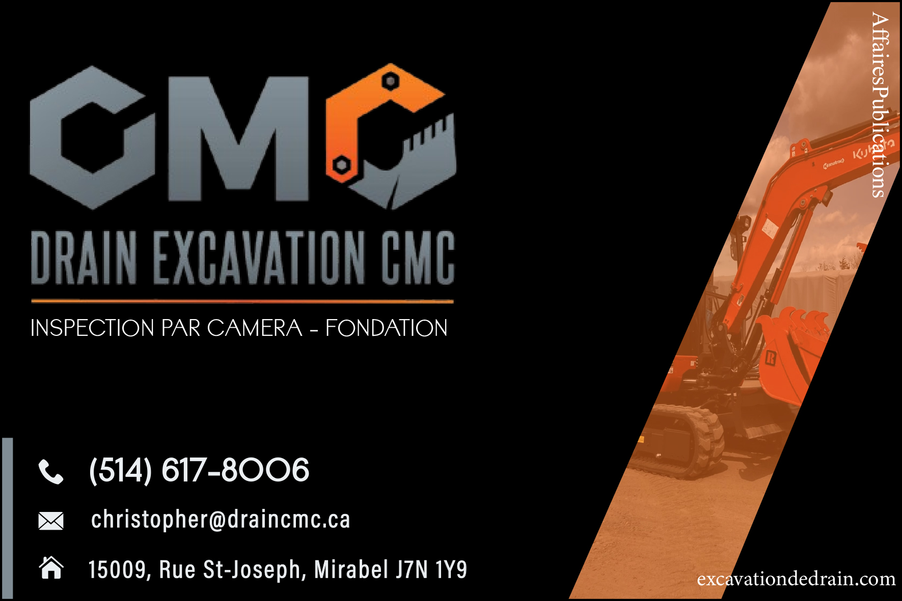 DRAIN EXCAVATION CMC  9329-8446 QUÉBEC INC
