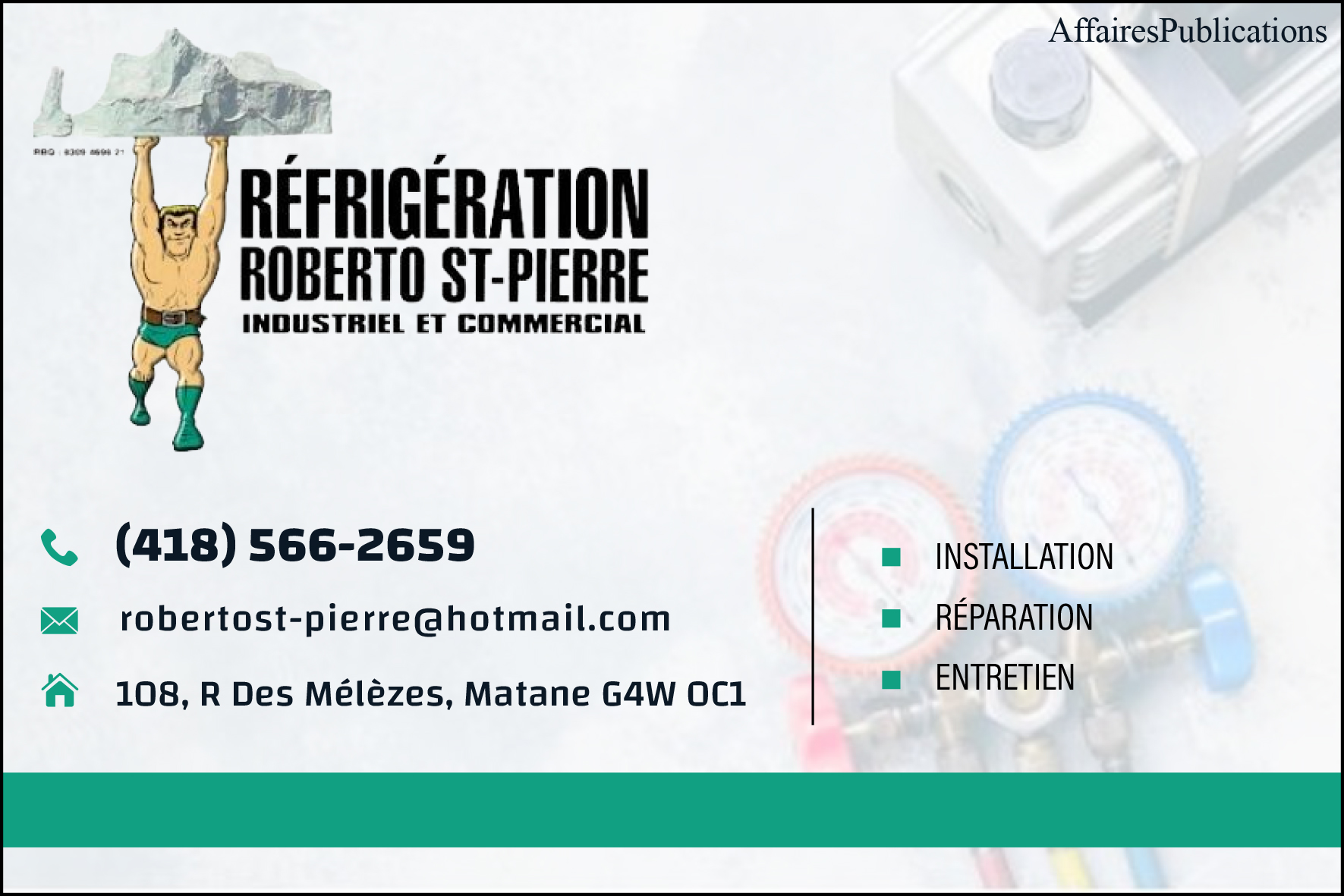 RÉFRIGÉRATION ROBERTO  ST-PIERRE