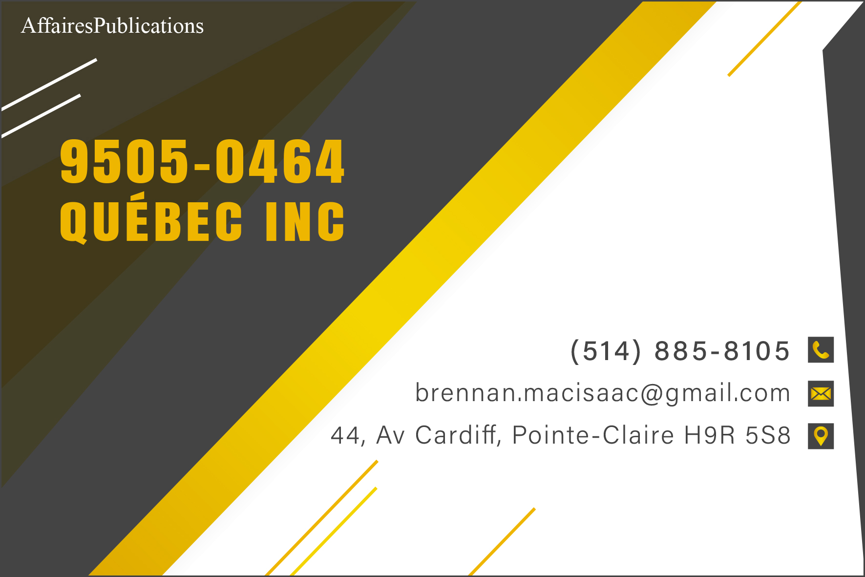9505-0464 QUÉBEC INC