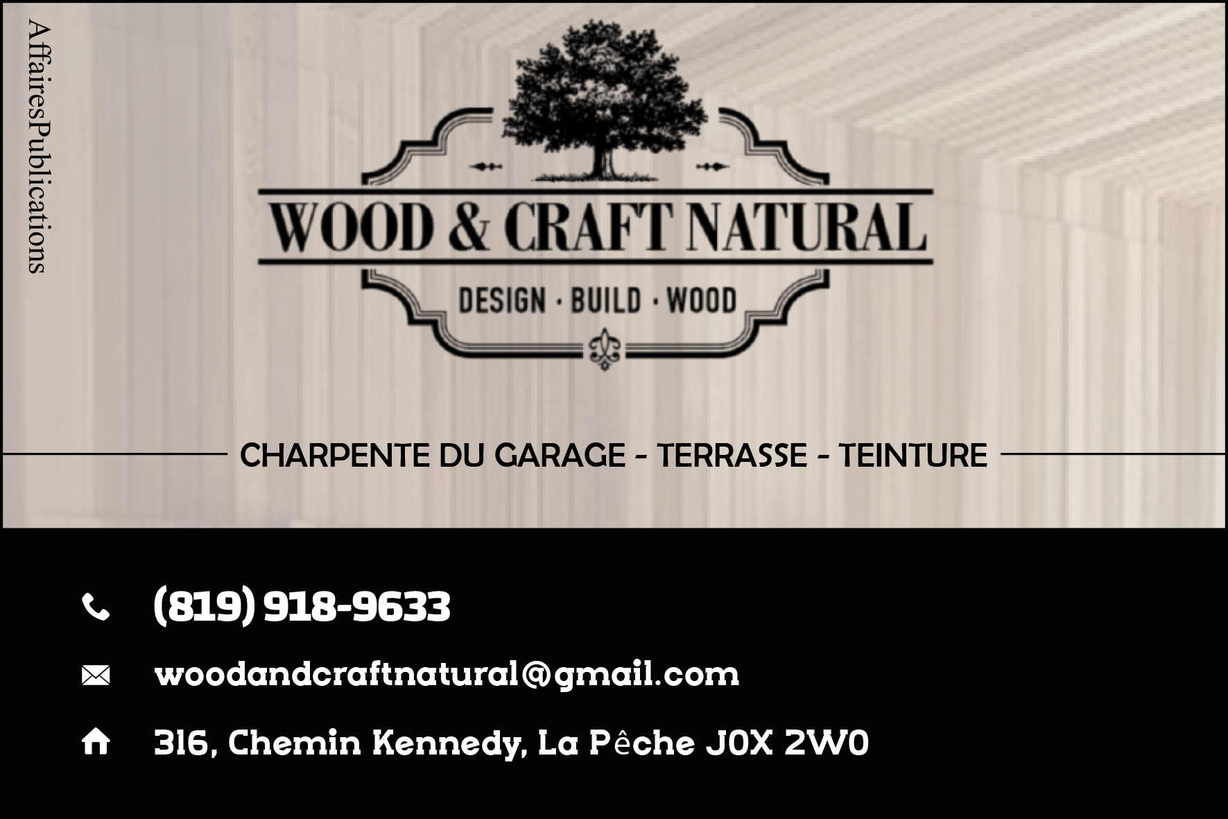 BOIS ET ARTISANAT NATURAL INC