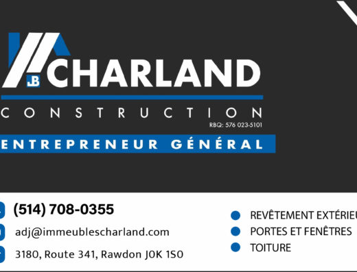 CHARLAND CONSTRUCTION <br/> 9384-2052 QUÉBEC INC