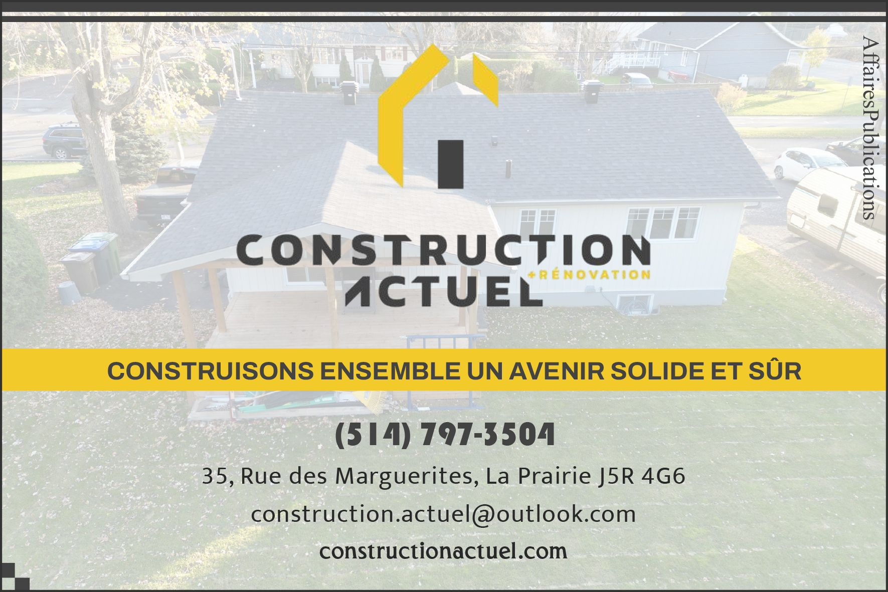 CONSTRUCTION ACTUEL INC