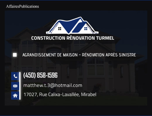 CONSTRUCTION RÉNOVATION TURMEL INC