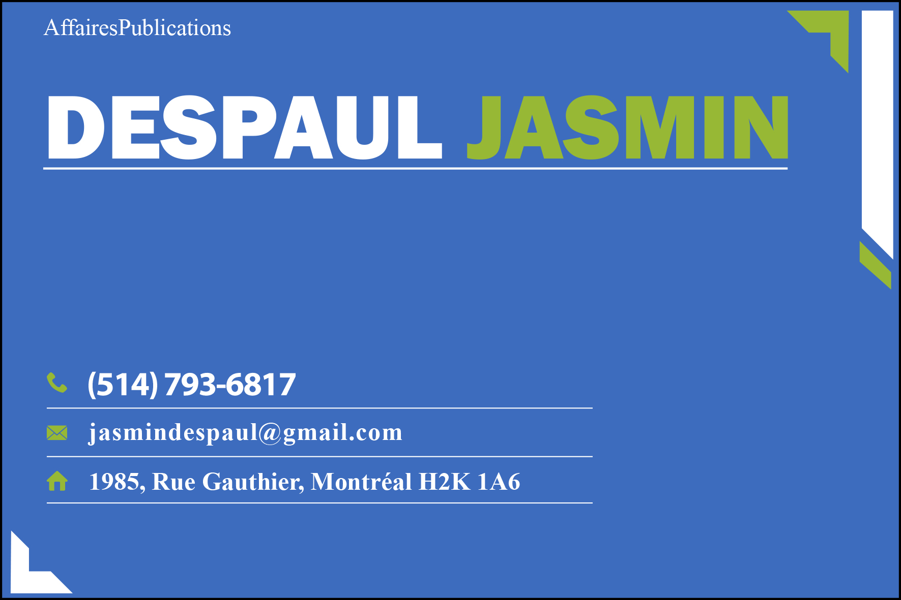 DESPAUL JASMIN