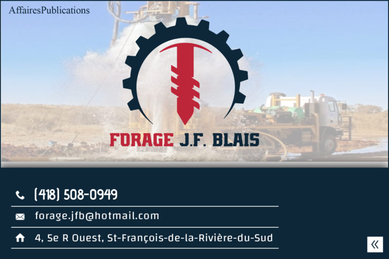 FORAGE J.F. BLAIS 9521-8673 QUÉBEC INC