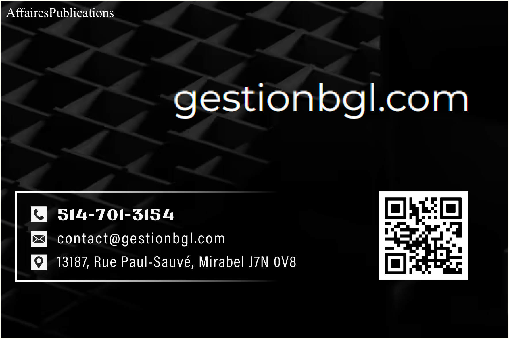 GESTION BGL INC