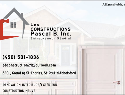 LES CONSTRUCTIONS PASCAL B. INC