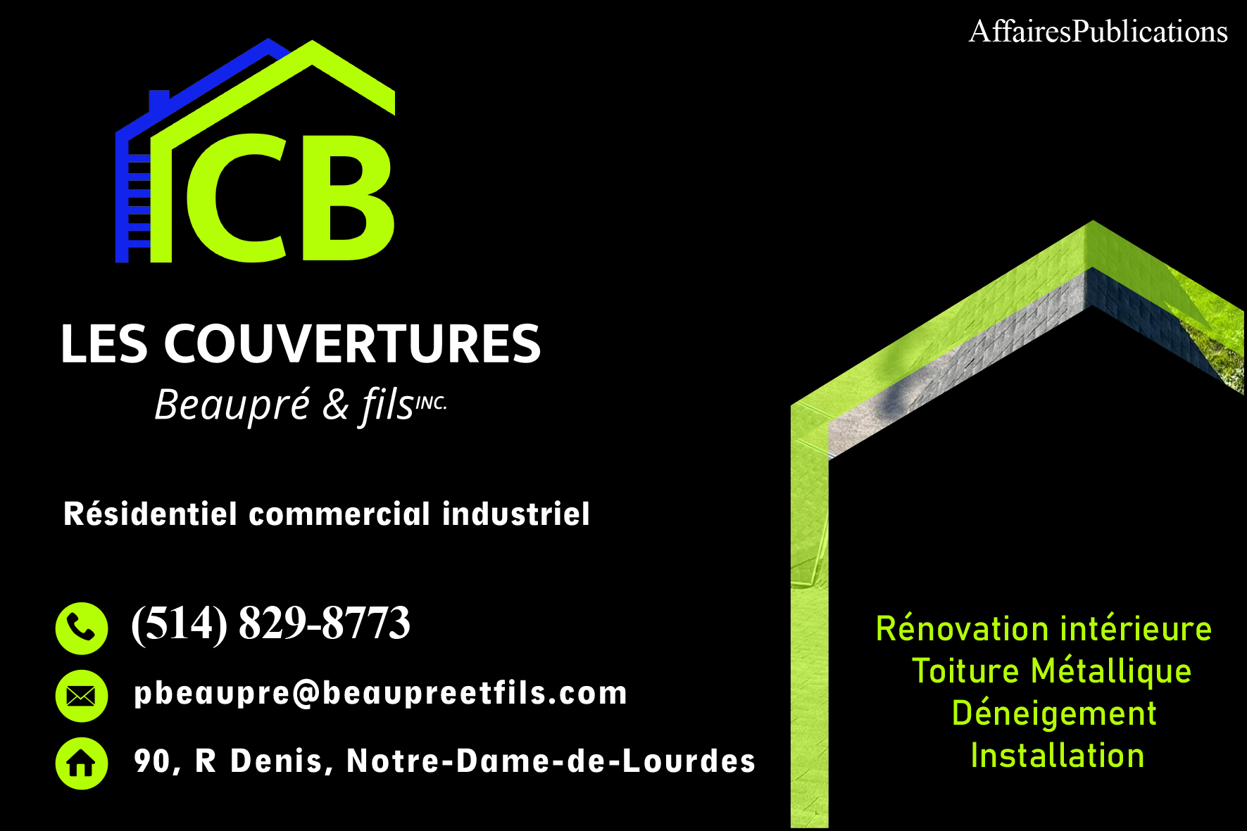 LES COUVERTURES BEAUPRÉ ET FILS INC