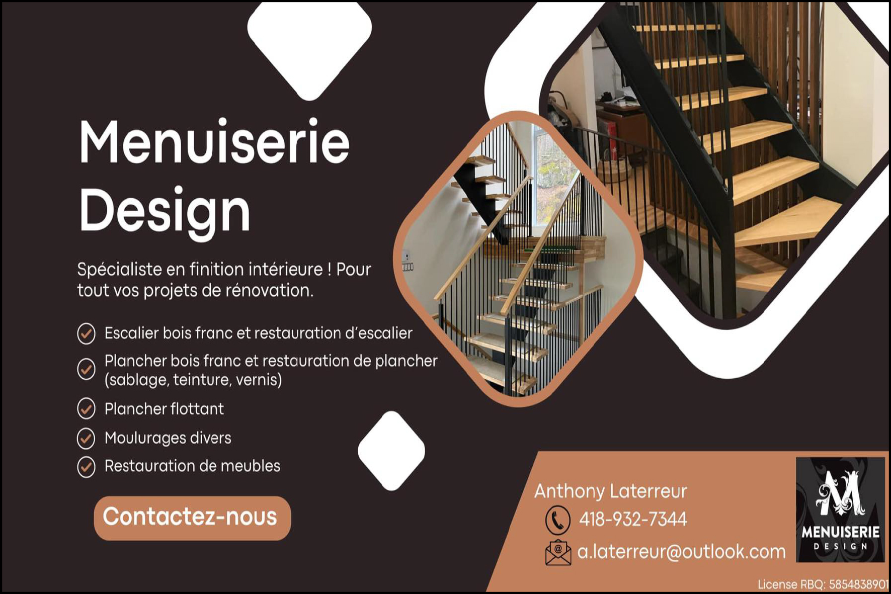 MENUISERIE DESIGN INC