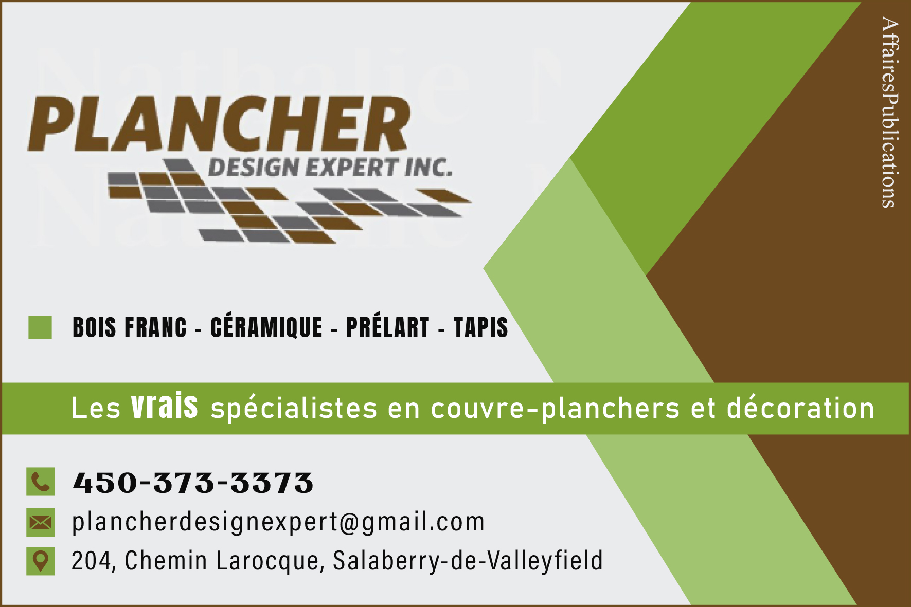 PLANCHER DESIGN EXPERT INC