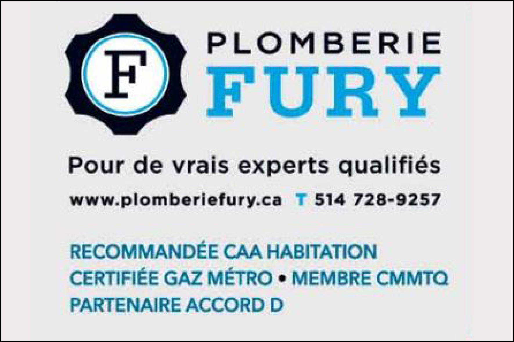 PLOMBERIE FURY INC