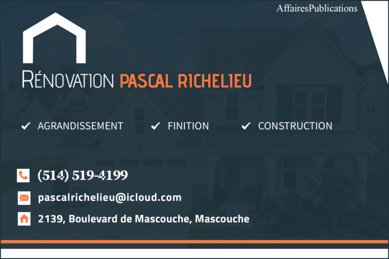 RÉNOVATION PASCAL RICHELIEU INC