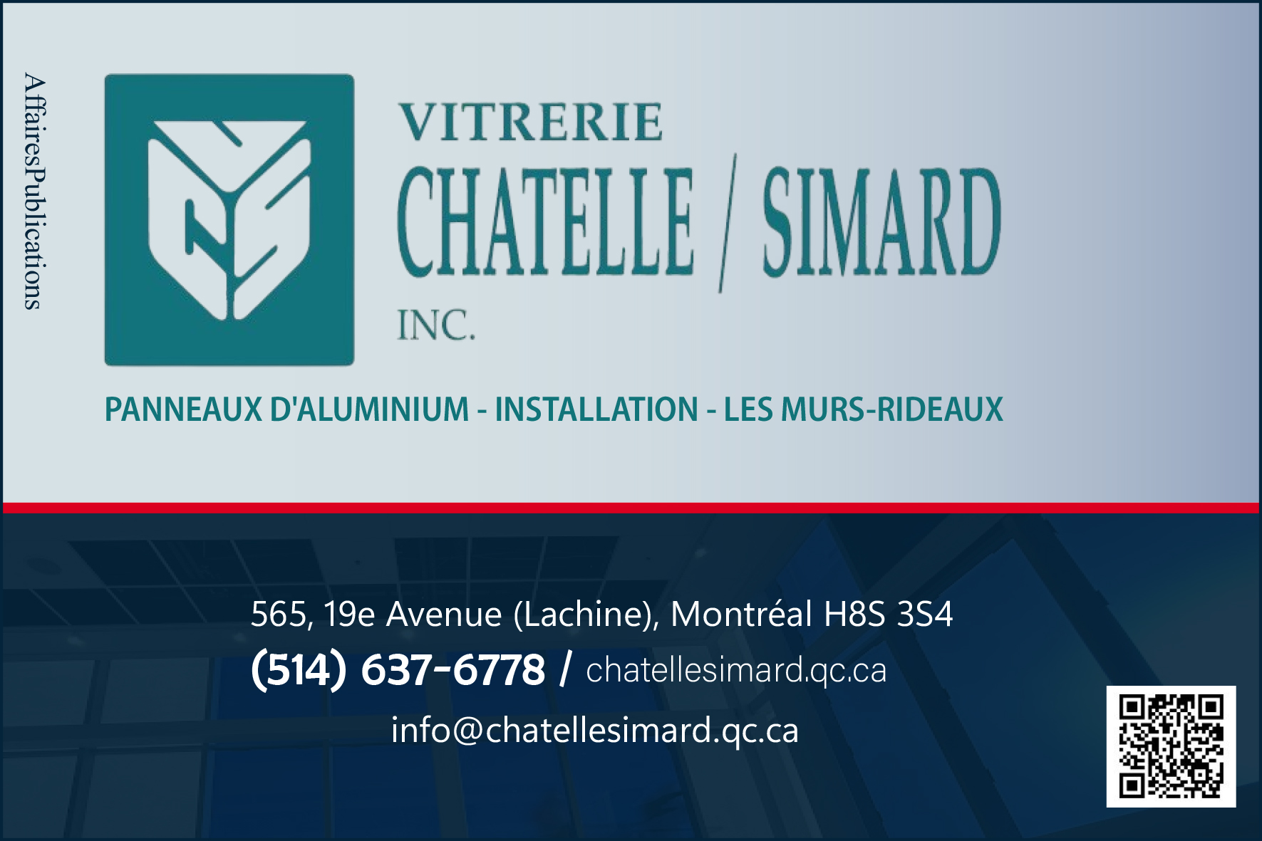 VITRERIE CHATELLE ET SIMARD INC