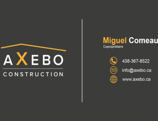 CONSTRUCTION AXEBO<br/> 9511-6752 QUÉBEC INC