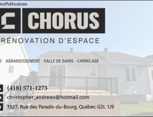 CHORUS RÉNOVATION INC