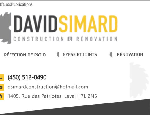 DAVID SIMARD CONSTRUCTION RÉNOVATION