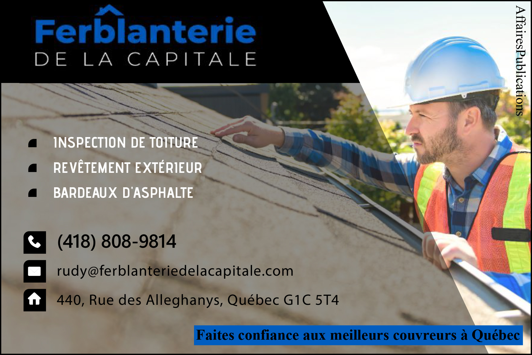 FERBLANTERIE DE LA CAPITALE INC