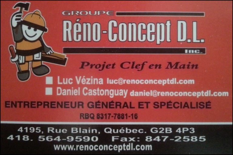 GROUPE RÉNO-CONCEPT D.L. INC